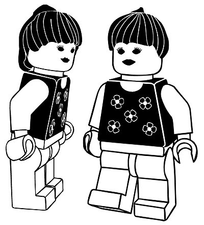 Lego Duplo Girls on Girls   Lego Muurstickers   Brickshop Holland B V    Lego En Duplo